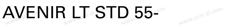 AVENIR LT STD 55字体转换 AVENIR LT STD 55字体转换